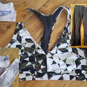 VICTORIA SECRET & REEBOK WORKOUT CLOTHES!  2 TOPS & 2 LEGGINGS!  JUST REDUCED!!